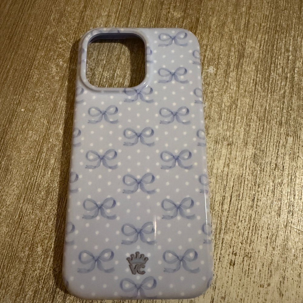 Velvet Caviar Lovely Blue Bows IPhone 15 Pro Max Case